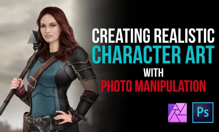 Realistic Character Design – Photo Manipulation, Concept Art, Photoshop Tools and Digital Cosplay