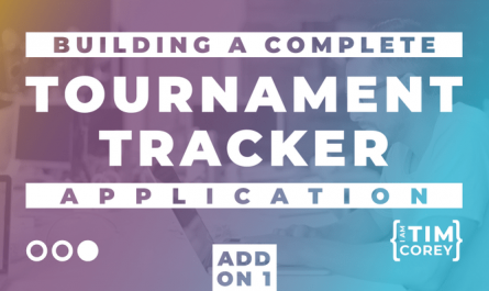 Tournament Tracker Add-on ASP.NET MVC User Interface