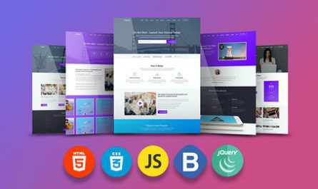 Make a Responsive Portfolio Website : JavaScript HTML CSS