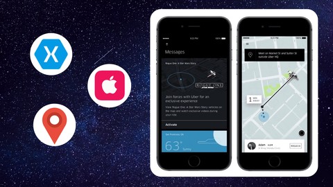 Xamarin iOS Uber Clone App with C# and Firebase