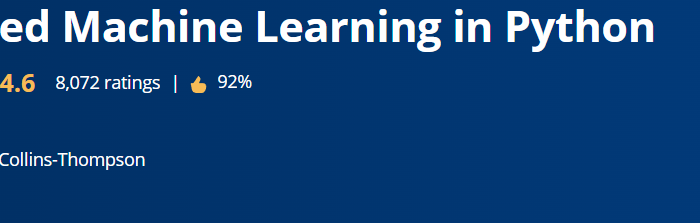 Applied Machine Learning in Python