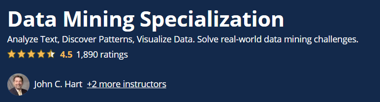 Data Mining Specialization