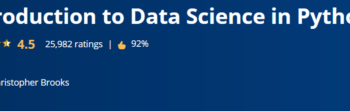 Introduction to Data Science in Python