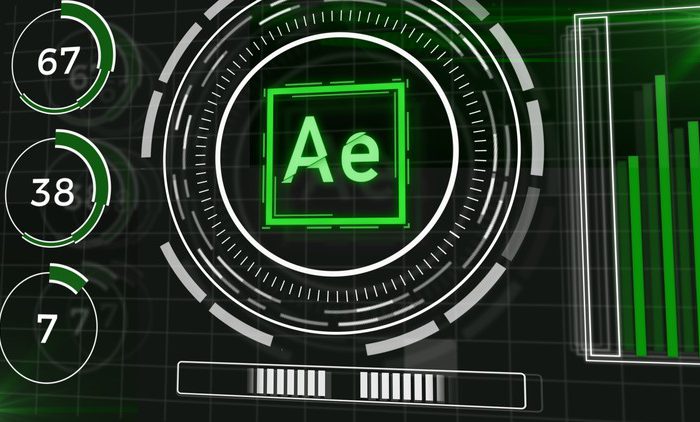 Futuristic HUD Motion Graphics in After Effects