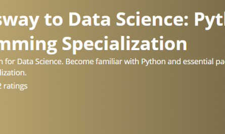 Expressway to Data Science Python Programming Specialization