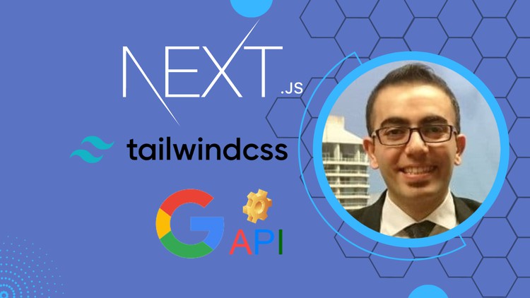 Nextjs, Tailwind CSS 3 Google API project - Next js project