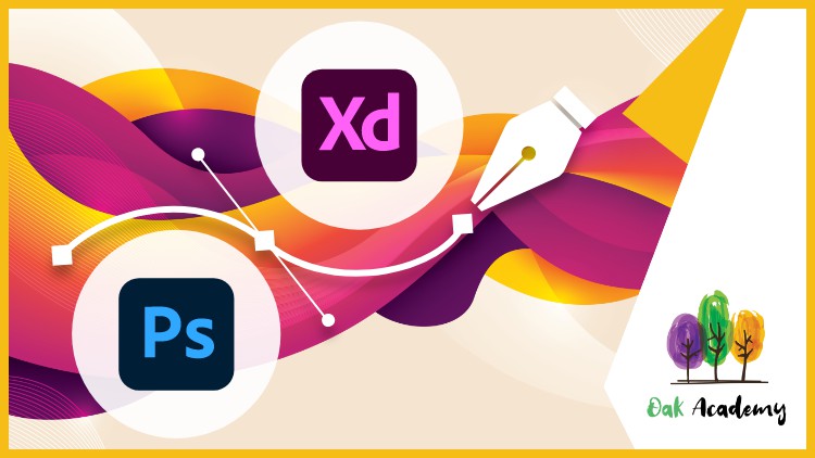 App icon Design and UI-UX Design with Adobe XD, Photoshop