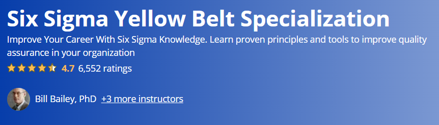 Six Sigma Yellow Belt Specialization