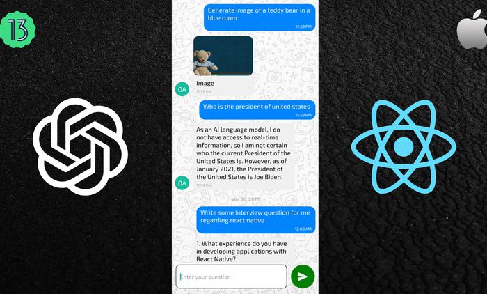 ChatGPT & React Native – Build Android & IOS Chatbots