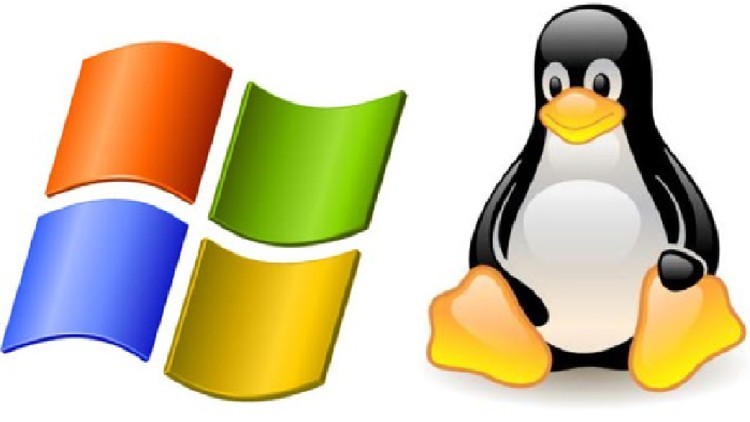 Linux Commands and Windows Powershell Commands in same time
