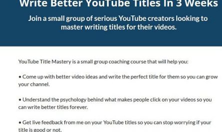 YouTube Title Mastery