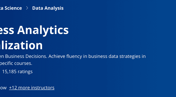 Business Analytics Specialization