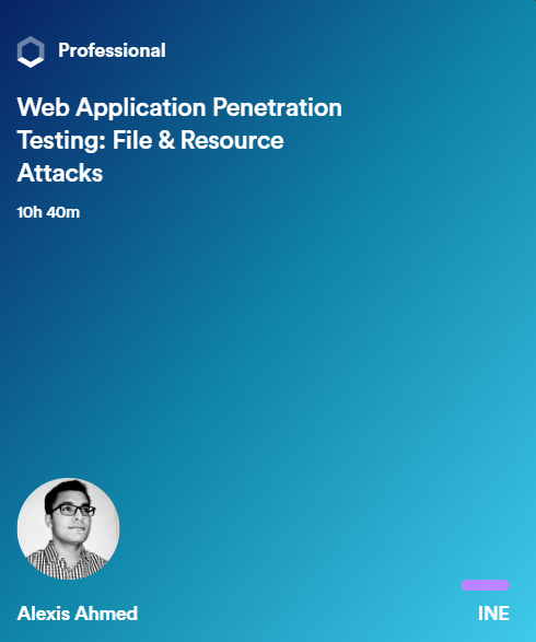 Web Application Penetration Testing File & Resource Attacks