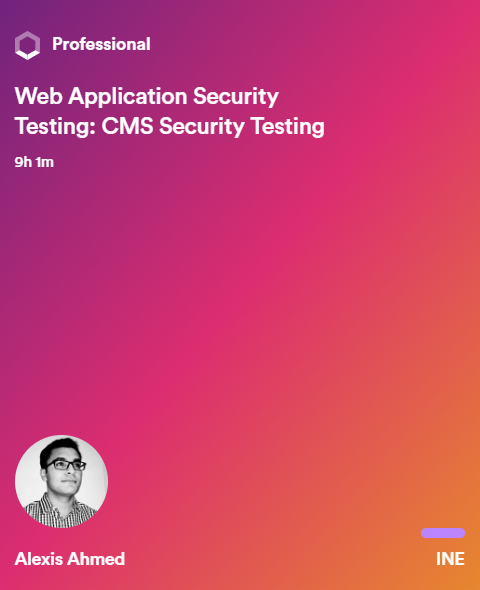 Web Application Security Testing CMS Security Testing