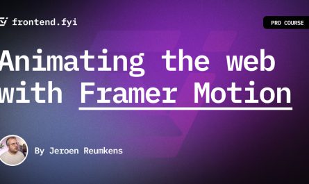 Animating the web with Framer Motion