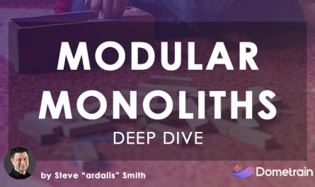 Deep Dive Modular Monoliths in .NET